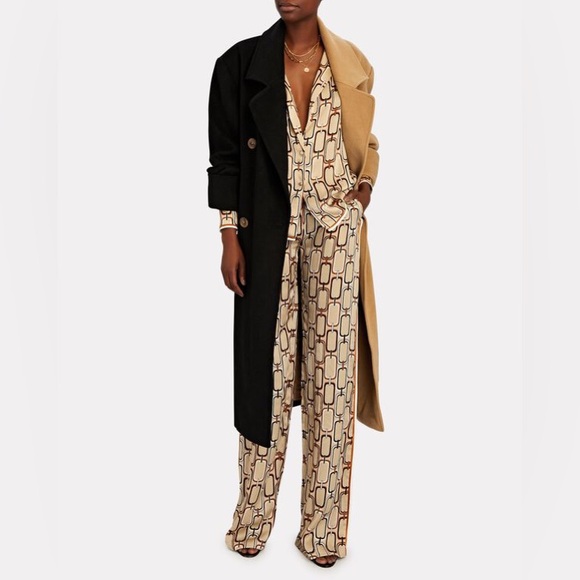 Alexis NEW Reyson Long Sleeve Chain Link Button Down Blouse Size L - Picture 7 of 16